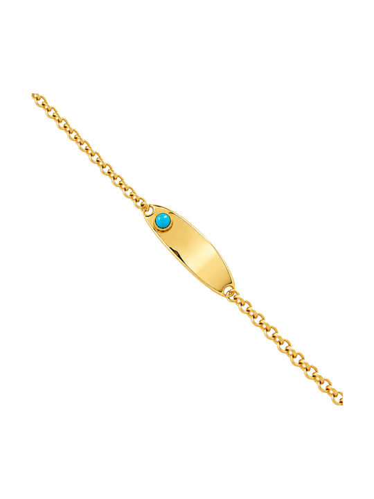 Xryseio Kids Bracelet ID from Gold 14K