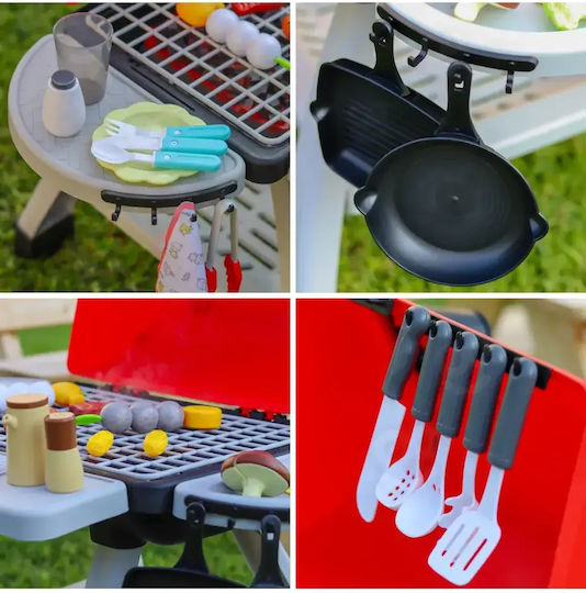 Woopie Interaktiver Kindergrill BBQ XL 41-teilig mit Dampf & LED