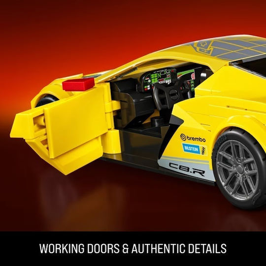 Speed Series '20 Corvette C8.R Building Blocks for Ages 10+ 261 Pieces