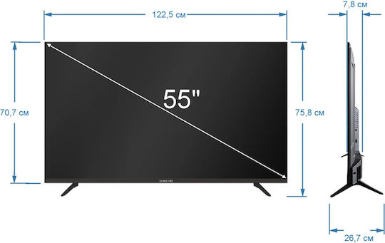 Smart-TV 55" 4K UHD QLED HDR (2026)