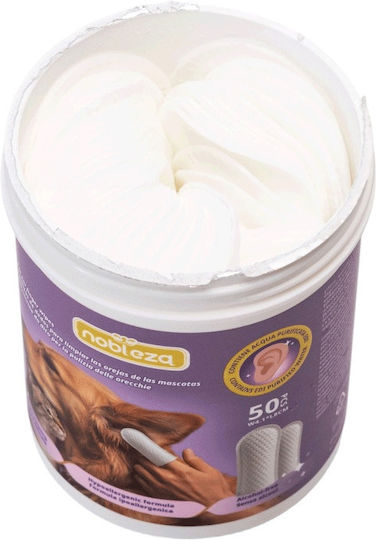 Nobleza Ear Cleaning Wipes for Dogs and Cats 50 Pieces