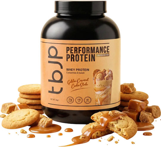 Performance Whey Protein with Golden Caramel Cookie Shake Flavor 2kg