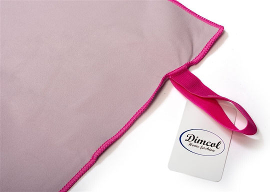 Dimcol Microfiber Face Towel 200gr/m² Fuchsia 80x50cm