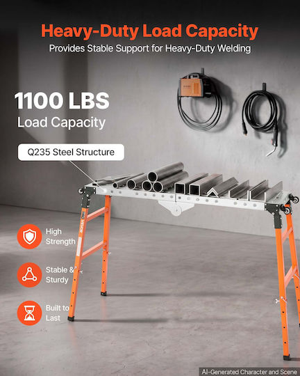 Vevor 500kg Load Capacity Welding Table HJGZTEHYZDS1XFUPL001V0