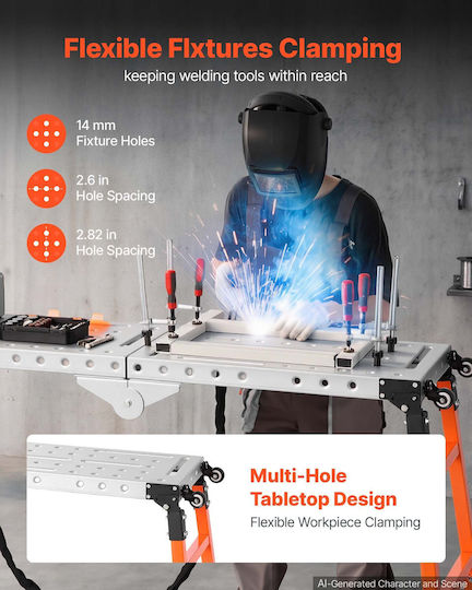 Vevor 500kg Load Capacity Welding Table HJGZTEHYZDS1XFUPL001V0