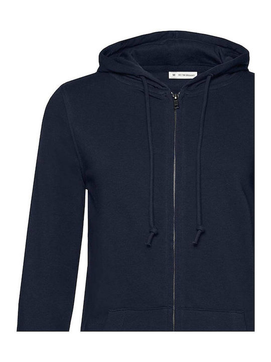 B&C Organic Γυναικείο Διαφημιστικό Φούτερ Navy Blue