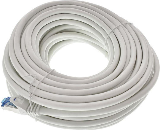 Lanberg S/FTP Cat.6a Gigabit Network Cable Ethernet 20m White
