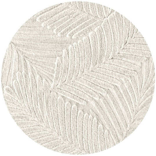 Chios Hellas Leaves Non-Slip Rectangular Rug Beige 140x200cm 31982-BEIGE