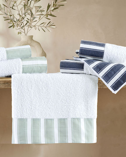 Rythmos Lesley 3-Piece Bath Towel Set Green 500 gsm
