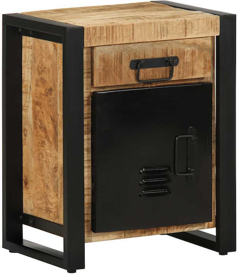 Bedside Tables Solid Wood Brown 2 pcs 40x30x50cm