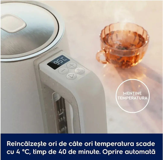Electrolux Fierbător 1.7 L 2400 W Alb