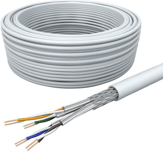 Draka Verlegekabel Uchome Ss26 Cat 7 S Ftp Pimf Wei 100m Ring