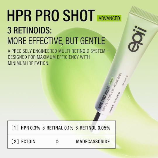 HPR Pro Shot Anti-Aging Facial Serum with Retinal & Retinol for Firming 20ml