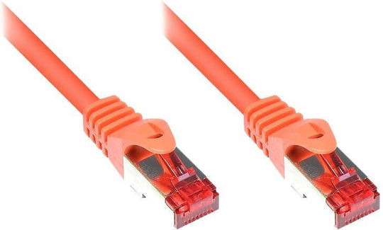 Alcasa S/FTP Kat.6 (Gigabit) Netzwerkkabel Ethernet 0.5m Orange
