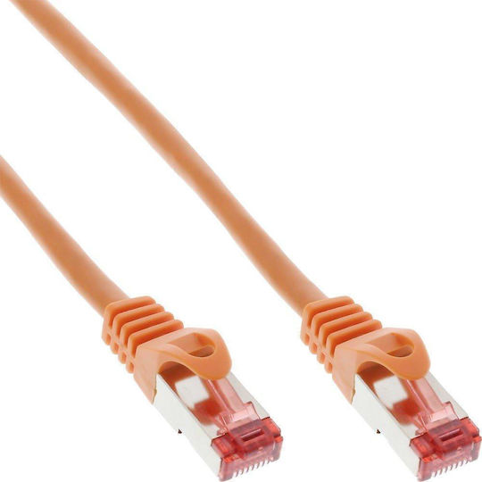 InLine S/FTP Cat.6 (Gigabit) Καλώδιο Δικτύου Ethernet 2m Πορτοκαλί