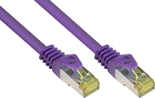 Alcasa S/FTP Кат.7 (10Gbps) Мрежов Кабел Ethernet 0.25м Оранжев