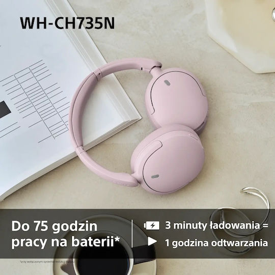 WHCH735N Безжични / Жични Over Ear Слушалки Бели