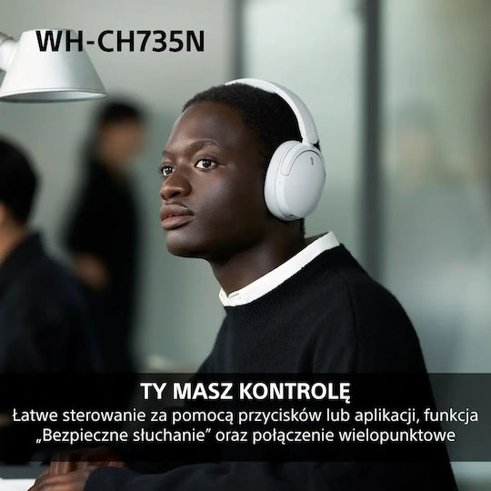 WHCH735N Безжични / Жични Over Ear Слушалки Бели