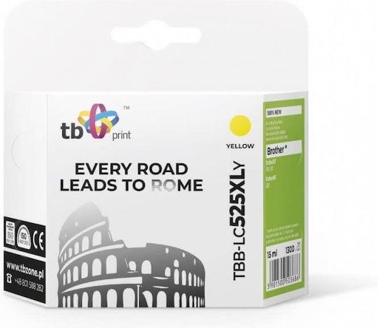TB Print Kompatible Tintenpatrone InkJet Brother 1300 Seiten 15ml Gelb 1 Stück