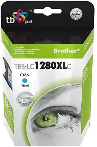 TB Print Kompatible Tintenstrahldrucker-Tintenpatrone Bruder LC1280XL 20ml Cyan 1Stück