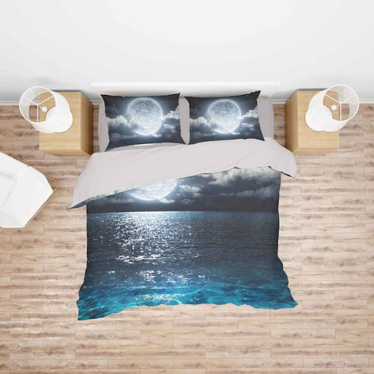 Anna Riska Super Double Set 220x240 cm Luna Blue