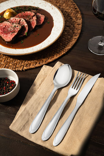 Tramontina Cutlery Set Stainless Steel 18/10 Silver 91 Pieces