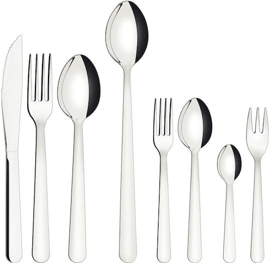 Tramontina Cutlery Set Stainless Steel 18/10 Silver 85 Pieces