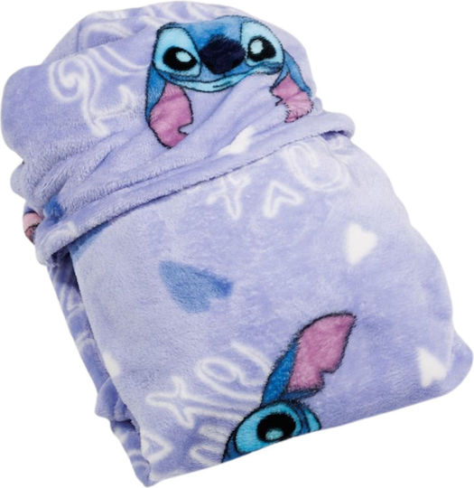 Disney Κουβέρτα Fleece Lilo & Stitch Μωβ 150x120εκ. Disney Κουβέρτα Fleece Lilo & Stitch Μωβ 150x120εκ.