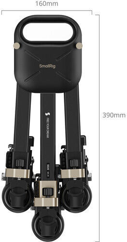 SmallRig 5020 Schnellverschluss Fotografie Heavy Duty Dreibeinstativ Dolly
