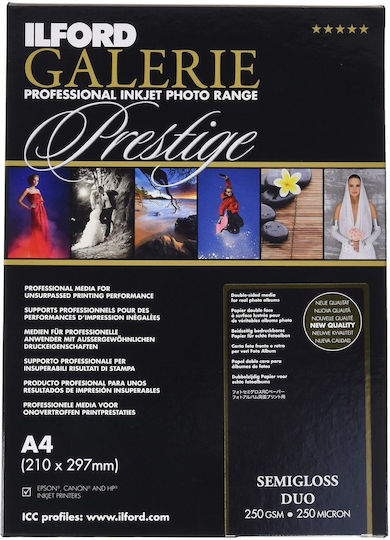 Ilford Hârtie Foto Ilford Galerie Semi Gloss Duo 250g A4 25 Foi