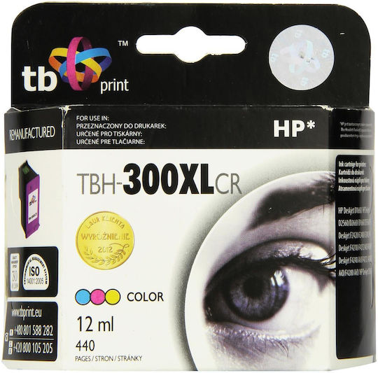 TB Print Съвместимо Мастило За Принтер InkJet HP DJ F2420 12ml Множество (Цвят) 1бр