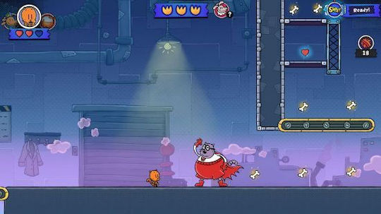 Dog Man Bark in Action Switch Game