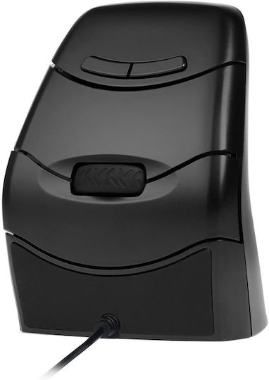 DXT 3 Precision Wired Ergonomic Vertical Mouse Black