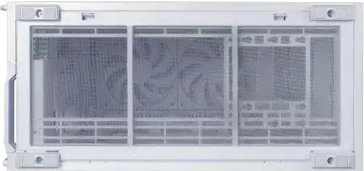 DAN B4-mATX Micro Tower Computer Case White Wood White - mATX Mesh