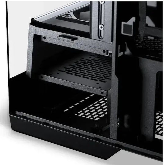 Evolv S2 Gaming Midi Tower Computer Case with Side Window and ARGB Lighting Black