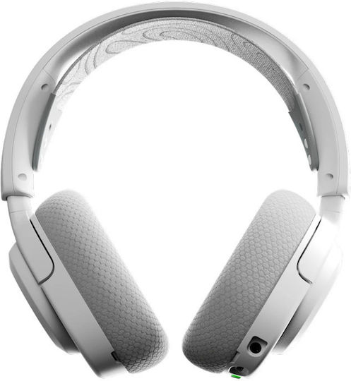 Arctis Nova 3 Ασύρματο Over Ear Gaming Headset με σύνδεση Bluetooth / USB Λευκό για Nintendo Switch / PC