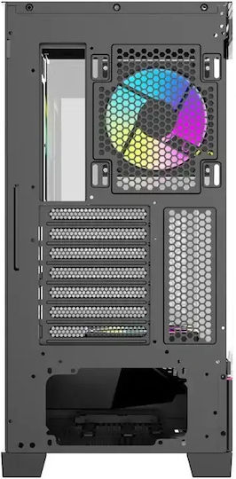 K430 Gaming Midi Tower Computer Case with Side Window Black