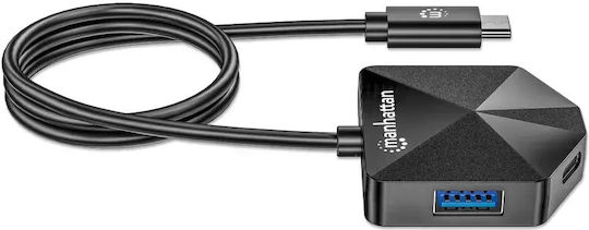 Manhattan USB Hub 4 Ports USB 3.2 with USB-C Connection