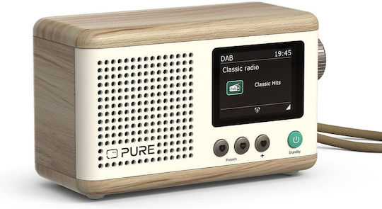 Pure Classic Mini Ραδιοφωνάκι DAB+ με Bluetooth Λευκό