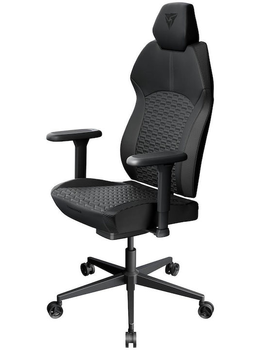 Solo 360 Stoff Gaming Stuhl mit Verstellbaren Armlehnen Schwarze