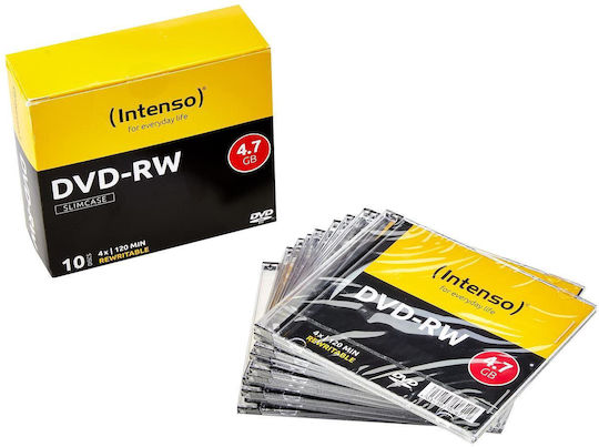 Intenso Wiederbeschreibbare DVD-RW 4x 4.7GB 10Stück