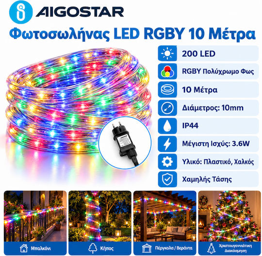 Christmas Tube Light 200 Bulbs 10m IP44