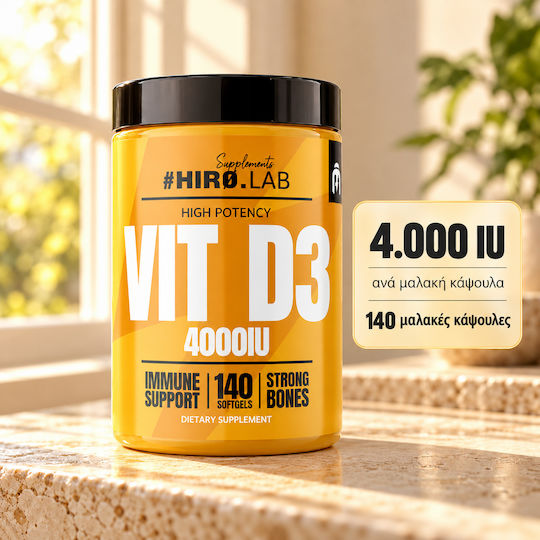 Hiro.Lab Vitamin D3 4000 IU 140 Softgels
