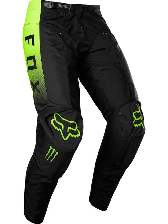 Fox 180 Monster Pantaloni Motocross de Vară pentru Bărbați Negri Fox 180 Monster Pantaloni Motocross de Vară pentru Bărbați Negri