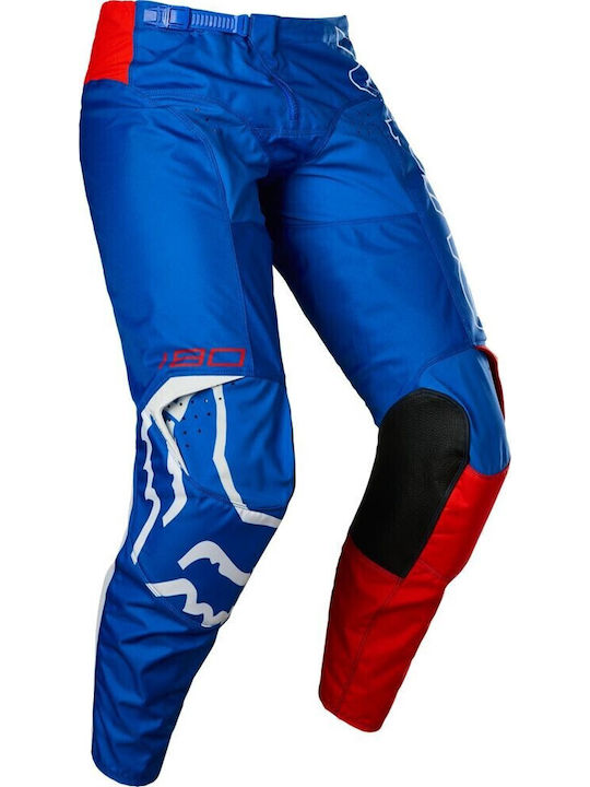 Fox 180 Skew Pantaloni Motocross de Vară pentru Bărbați, Albastru Fox 180 Skew Pantaloni Motocross de Vară pentru Bărbați, Albastru