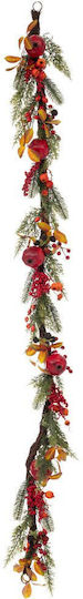 Grüne Weihnachtsgirlande 180 cm