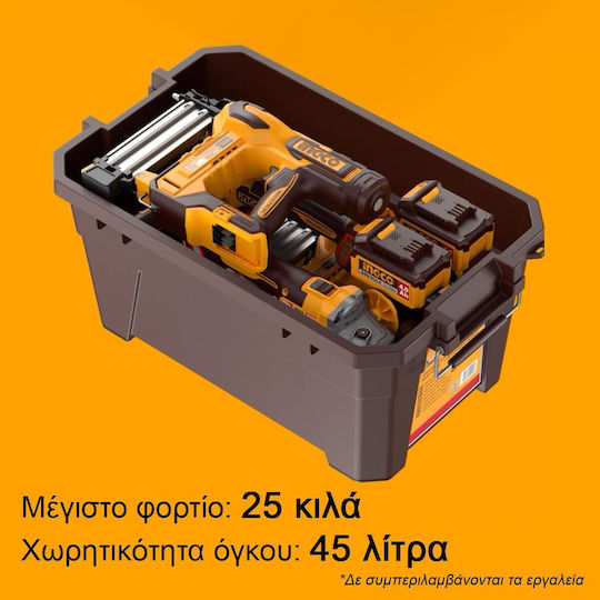 Ingco Valiză de unelte din plastic