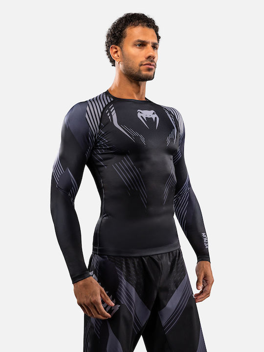 Venum Ανδρική Μακρυμάνικη Μπλούζα VENUM-06257-109 για Jiu-Jitsu Μαύρη