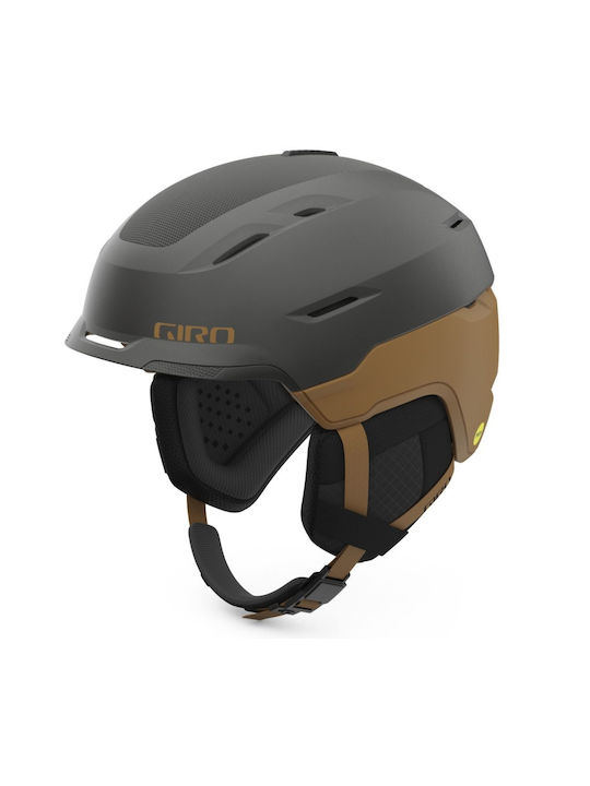 Men's Ski & Snowboard Helmet In Gray Color