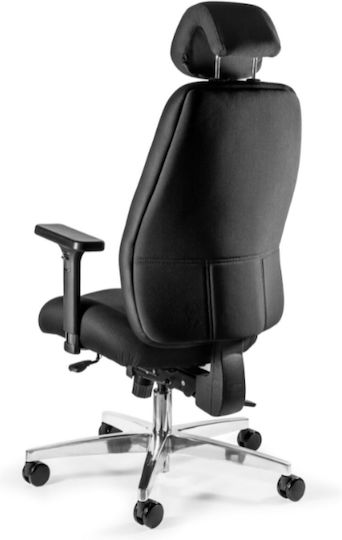 ErgoAction Ultima Scaun de Birou cu Brațe Reglabile din Material Textil